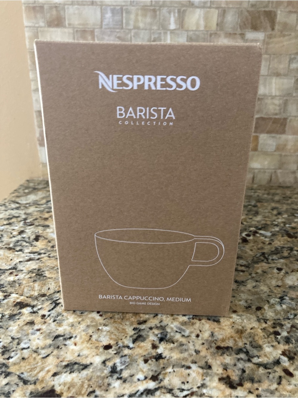 Nespresso Two Medium Grey Cappuccino Cups, Barista Collection. - Picture 11 of 13